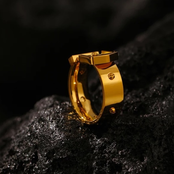 💛Gold plated belt ring - Picture 5 of 7